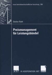 Book Cover for Preismanagement Für Leistungsbündel by Stefan Roth