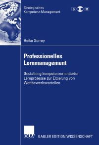 Book Cover for Professionelles Lernmanagement by Heike Surrey
