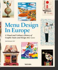 Book Cover for Menu Design in Europe by Jim Heimann