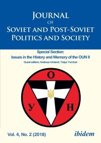 Book Cover for Journal of Soviet and Post-Soviet Politics and Society by Julie Fedor, Andrey Makarychev, Andreas Umland, George Soroka, Tomasz Stepniewski