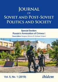 Book Cover for Journal of Soviet and Post-Soviet Politics and Society by Julie Fedor, Andrey Makarychev, Andreas Umland, Gergana Dimova, Gergana Dimova, Agata Kleczkowska, Dasha Dubinsky, Peter Rutland, Maria Shagina