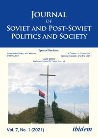 Book Cover for Journal of Soviet and Post-Soviet Politics and Society by Julie Fedor, Andrey Makarychev, Andreas Umland, Yulia Yurchuk, Oleksandr Zaitsev, Angel Alcalde, Ivan Gomza, Roger Griffin, Marian LuschnatZiegler
