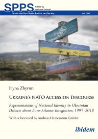 Book Cover for Ukraine's NATO Accession Discourse by Iryna Zhyrun