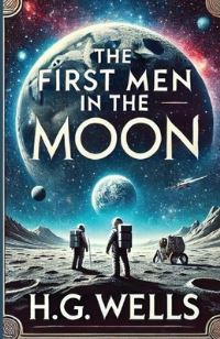 Book Cover for The First Men In The Moon(Illustrated) by H G Wells