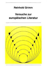 Book Cover for Versuche Zur Europaischen Literatur by Reinhold Grimm