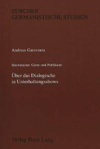 Book Cover for Uber Das Dialogische in Unterhaltungsshows by Andreas Garaventa