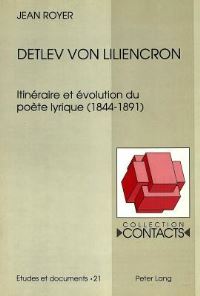 Book Cover for Detlev Von Liliencron by Jean Royer