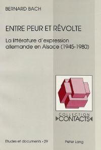 Book Cover for Entre Peur Et Revolte by Bernard Bach