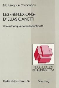 Book Cover for Les «Reflexions>> d'Elias Canetti by 