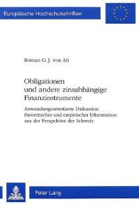 Book Cover for Obligationen Und Andere Zinsabhangige Finanzinstrumente by 