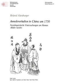 Book Cover for Anredeverhalten in China Um 1750 by Roland Altenburger