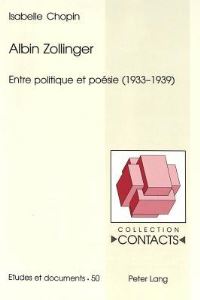 Book Cover for Albin Zollinger by Isabelle Chopin