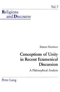 Book Cover for Conceptions of Unity in Recent Ecumenical Discussion by Simon Harrison