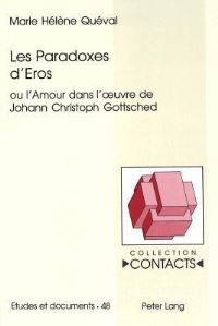 Book Cover for Les Paradoxes d'Eros by Marie Hélène Quéval