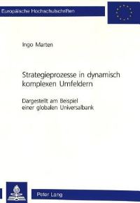 Book Cover for Strategieprozesse in Dynamisch Komplexen Umfeldern by Ingo Marten