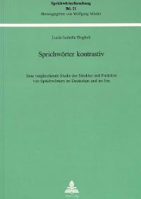 Book Cover for Sprichworter Kontrastiv by Lucia Isabelle Dogbeh