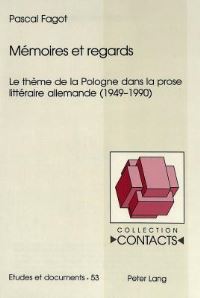 Book Cover for Memoires Et Regards by Pascal Fagot