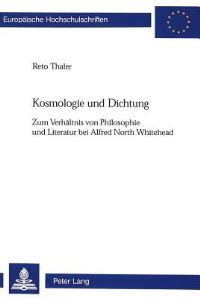 Book Cover for Kosmologie Und Dichtung by Reto Thaler