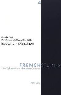 Book Cover for Reecritures 1700-1820 by MarieEmmanuelle PlagnolDiéval, Malcolm Cook
