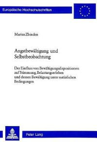 Book Cover for Angstbewaltigung Und Selbstbeobachtung by Marius Zbinden