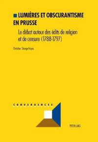 Book Cover for Lumieres Et Obscurantisme En Prusse by Christina StangeFayos