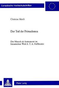 Book Cover for Der Tod Der Primadonna by Christian Mattli