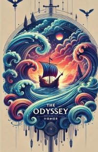 Book Cover for The Odyssey(Illustrated) by Homer