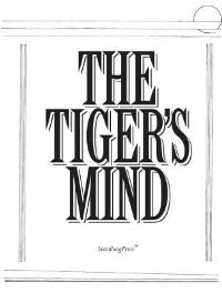 Book Cover for The Tiger's Mind by Beatrice Gibson