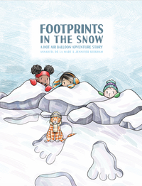 Book Cover for Footprints in the Snow by Annahita de la Mare