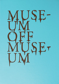 Book Cover for Museum Off Museum by Thomas Thiel, Bielefelder Kunstverein