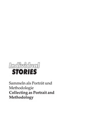 Book Cover for Individual Stories by Luca Lo Pinto, Nicolaus Schafhausen, AnneClaire Schmitz