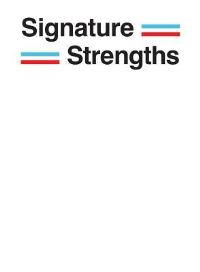 Book Cover for Signature Strengths by Boy Vereecken, Mark Mann