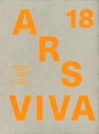 Book Cover for Ars Viva 18 by AnnaSophie Berger, Oscar Enberg, Zac LangdonPole, Kunstverein München, Belgium Stedelijk Museum voor Actuele Kunst Ghent