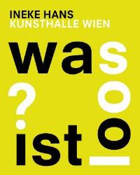 Book Cover for Ineke Hans by Juliane Bischoff, Nicolaus Schafhausen