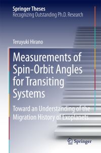 Book Cover for Measurements of Spin-Orbit Angles for Transiting Systems by Teruyuki Hirano
