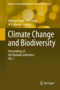 Book Cover for Proceedings of IGU Rohtak Conference. Vol. 1 Climate Change and Biodiversity by IGU Conference