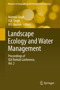 Book Cover for Landscape Ecology and Water Management Volume 2 by International Geographical Union