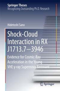Book Cover for Shock-Cloud Interaction in RX J1713.7-3946 by Hidetoshi Sano
