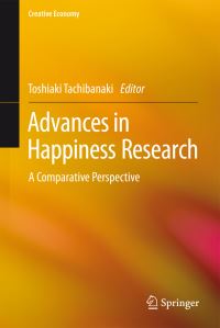 Book Cover for Advances in Happiness Research by Toshiaki Tachibanaki