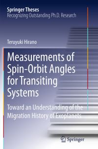 Book Cover for Measurements of Spin-Orbit Angles for Transiting Systems by Teruyuki Hirano