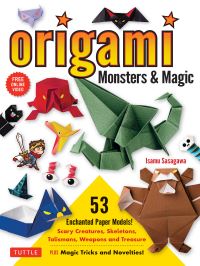 Book Cover for Origami Monsters & Magic by Isamu Sasagawa