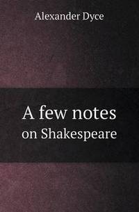 Book Cover for A Few Notes on Shakespeare by Jane Holloway, John DeVries