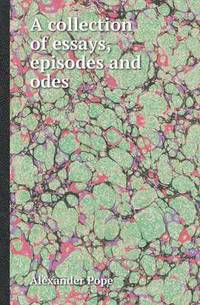 Book Cover for A Collection of Essays, Episodes and Odes by Barbara J Marvis