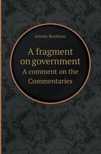 Book Cover for A Fragment on Government a Comment on the Commentaries by Anna Quindlen