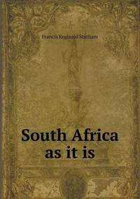 Book Cover for South Africa as It Is by Richard Bird, Stephen Robson