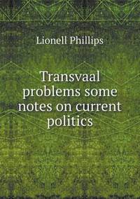 Book Cover for Transvaal Problems Some Notes on Current Politics by Jesse Russell, Ronald Cohn