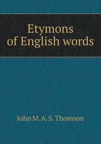 Book Cover for Etymons of English Words by Alison Salvesen, Alison Salvesen