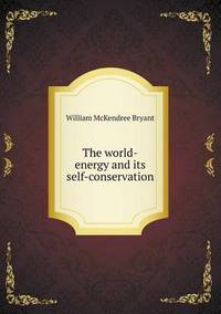 Book Cover for The World-Energy and Its Self-Conservation by JA Kusin, Sri Kardjati