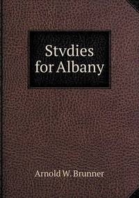 Book Cover for Stvdies for Albany by Richard Bird, Stephen Robson