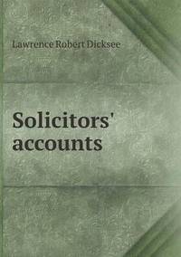 Book Cover for Solicitors' Accounts by Alison Salvesen, Alison Salvesen